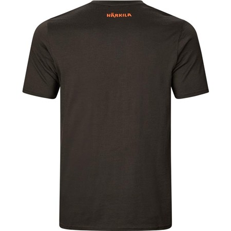 TEE SHIRT MANGAS CURTAS HOMEM HARKILA GAME S/S - SHADOW BROWN WILDBOAR