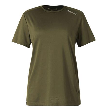 Tee Shirt Maniche Corte Donna Pinewood Function - Moss Green