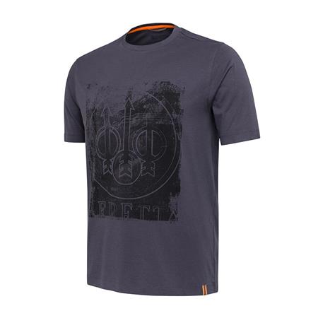 Tee Shirt Maniche Corte Uomo Beretta Beretta Logo - Ebano
