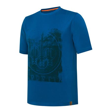 Tee-Shirt Maniche Corte Uomo - Blue Twilight Beretta Logo - Blue Twilight