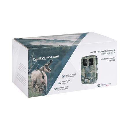 TELECAMERA DA CACCIA NUMAXES PIE1077 + 8 PILE AA + SCHEDA DI MEMORIA 32GB