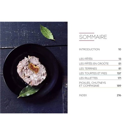 TERRINES, PÂTÉS, TOURTES & RILLETTES