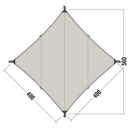 Toile Tatonka Tarp 3 Tc - Coton Imperméable