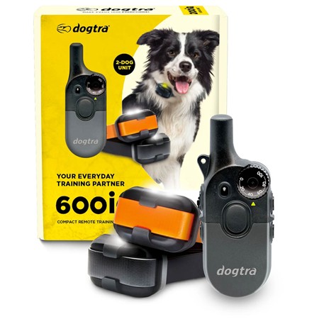 TRÆNINGSHALSBÅND DOGTRA 600IQ - SÆT TIL 2 HUNDE