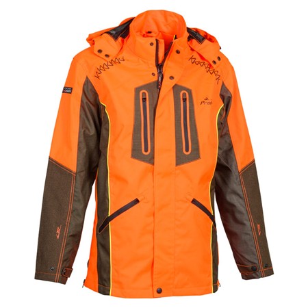Treibjagdjacke Herren Prohunt Keiler - Orange/Schwarz