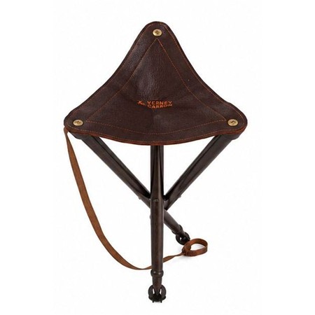 Trépied Januel Assise Cuir Et Pieds Métal