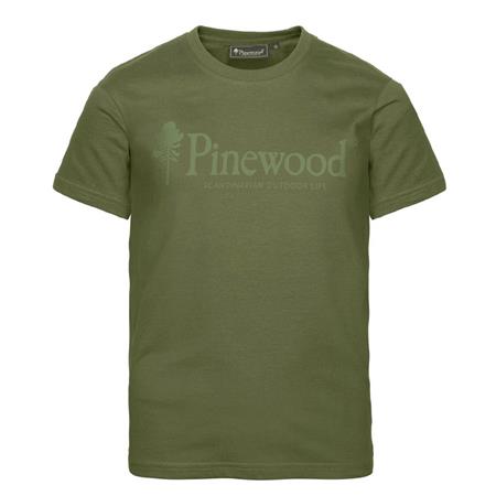 Tricou Cu Mâneci Scurte Junior Pinewood Outdoor Life K - Verde Pin