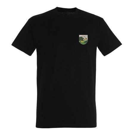 Tricou Cu Mâneci Scurte Pentru Bărbați Bartavel Nature V12 - Negru