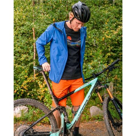 TRICOU CU MÂNECI SCURTE PENTRU BĂRBAȚI PINEWOOD FINNVEDEN RECYCLED OUTDOOR - ANTRACIT/SUNSET - PACHET DE 3