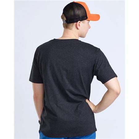 TRICOU CU MÂNECI SCURTE PENTRU BĂRBAȚI PINEWOOD FINNVEDEN RECYCLED OUTDOOR - ANTRACIT/SUNSET - PACHET DE 3