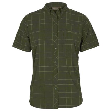 Tricou Damă Cu Mâneci Scurte Pinewood Abisko Trekking S/S - Verde Mușchi