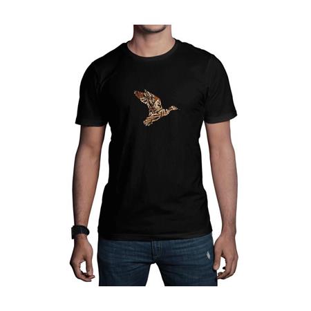 Tricou Mâneci Scurte Bărbați Bartavel Nature T1108 - Negru