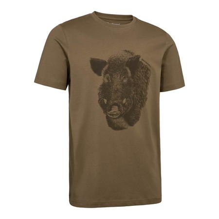 Tricou Mâneci Scurte Bărbați Deerhunter Jaxon - Driftwood