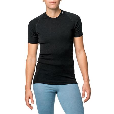 Tricou Mâneci Scurte Unisex Woolpower Tee Lite - Negru