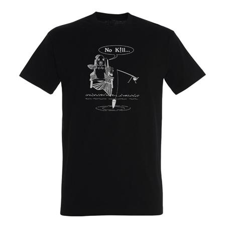 Tricou Pentru Bărbați Cu Mâneci Scurte Bartavel Nature T1162 - Negru
