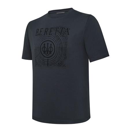 Tricou Pentru Bărbați Cu Mâneci Scurte Beretta Fir - Negru