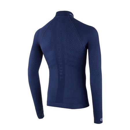 UNDERTØJ TIL MÆND DAMART TEE SHIRT THERMOLACTYL ENERGY 3 COL ZIP - BLÅ