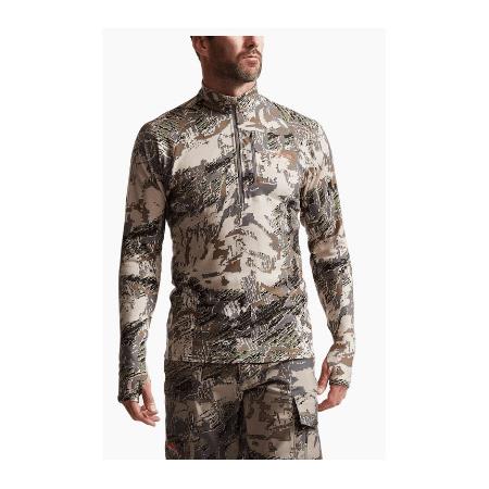 UNDERTØJ TIL MÆND SITKA CORE MERINO 220 HALF-ZIP MAILLOT - OPTIFADE OPEN COUNTRY