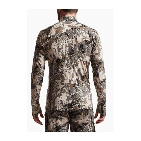UNDERTØJ TIL MÆND SITKA CORE MERINO 220 HALF-ZIP MAILLOT - OPTIFADE OPEN COUNTRY