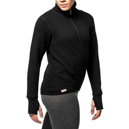 UNISEX-JACKE WOOLPOWER FULL ZIP JACKET 600 - SCHWARZ