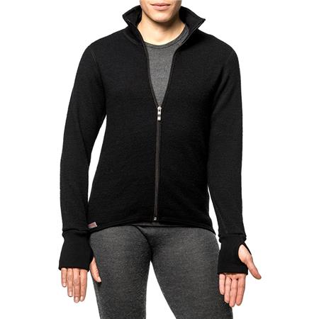 UNISEX-JACKE WOOLPOWER FULL ZIP JACKET 600 - SCHWARZ