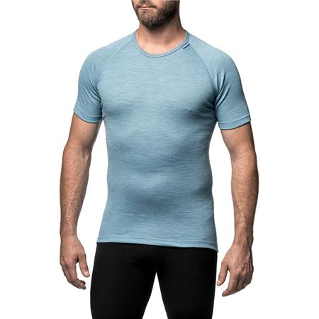 UNISEX KORTÆRMET T-SHIRT WOOLPOWER TEE LITE - BLÅ