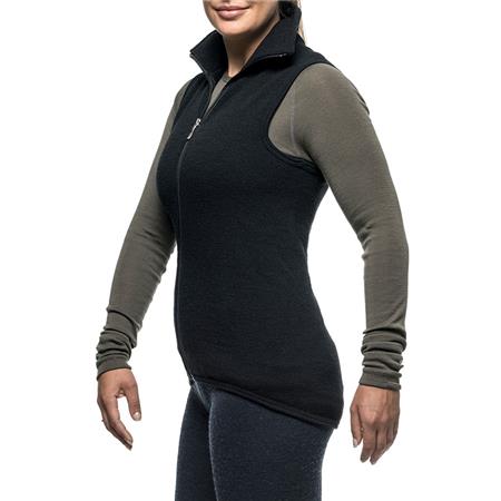 UNISEX ÆRMELØS VEST WOOLPOWER VEST 400 - SORT
