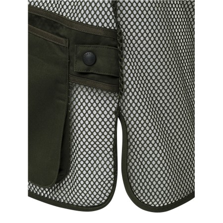 UNISEX SHOOTING VEST BERETTA FULL MESH - BRITISH GREEN