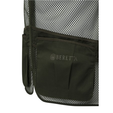 UNISEX SHOOTING VEST BERETTA FULL MESH - BRITISH GREEN