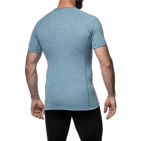 UNISEX SHORT-SLEEVE TEE SHIRT WOOLPOWER TEE LITE - BLUE
