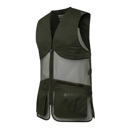 Unisex Skyttevest Beretta Full Mesh - Britisk Grøn