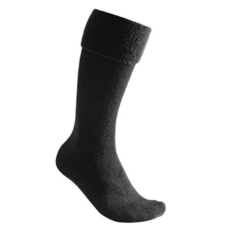 Unisex-Socken Woolpower Mi-Bas 600 - Schwarz