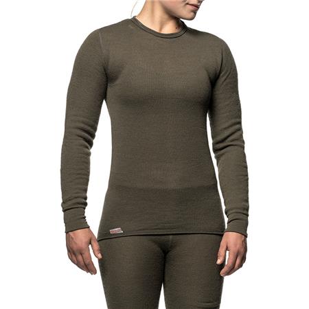 UNISEX UNDERWEAR WOOLPOWER CREWNECK 200 - GREEN