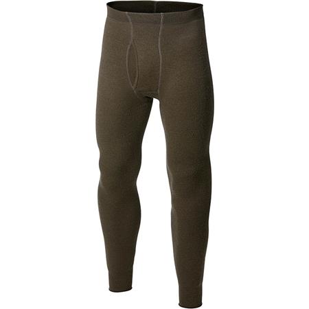 UNISEX UNDERWEAR WOOLPOWER LONG JOHNS 200 WITH FLY - GREEN