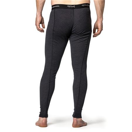 UNISEX-UNTERWÄSCHE WOOLPOWER LONG JOHNS M´S LITE - SCHWARZ