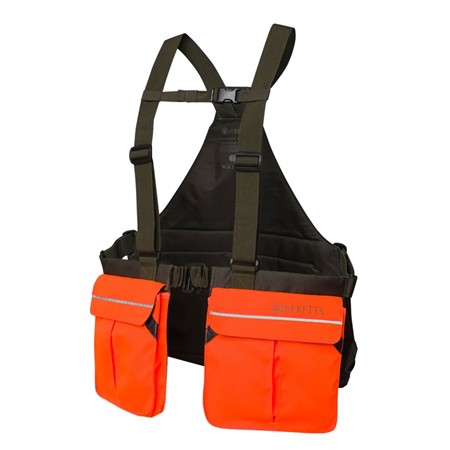 Unisex-Vest Beretta Strap Evo - Mosegrøn/Orange
