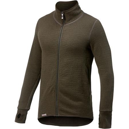 Unisexjakke Woolpower Full Zip Jacket 400 - Grøn
