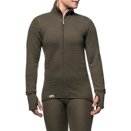UNISEXJAKKE WOOLPOWER FULL ZIP JACKET 600 - GRØN