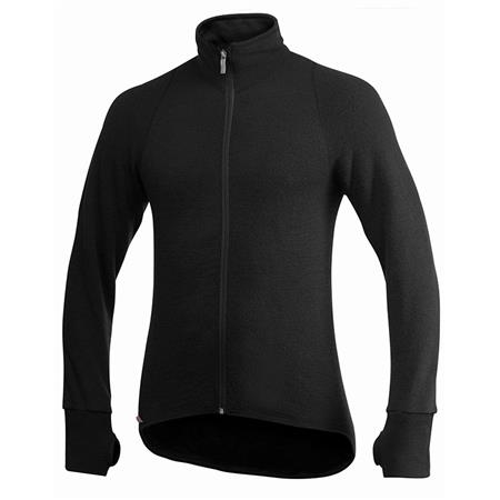 Unisexjakke Woolpower Full Zip Jacket 600 - Sort
