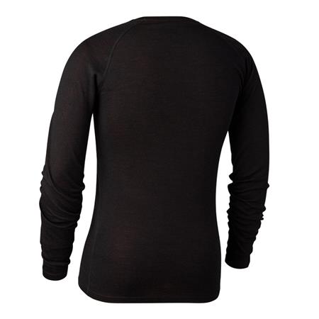 UNTER MÄNNERKLEIDUNG DEERHUNTER QUINN MERINO UNTERHEMD - SCHWARZ