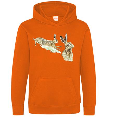 Untergeordnetes Sweatshirt Bartavel Jagdthema T591 - Orange