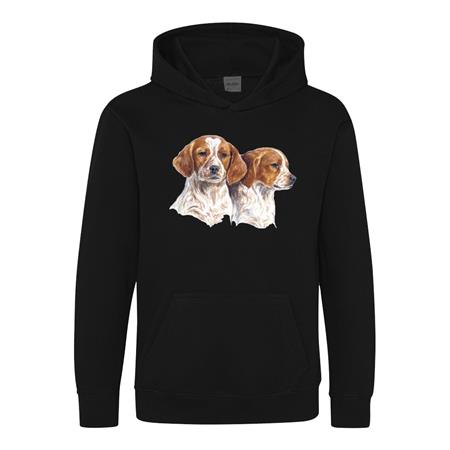 Untergeordnetes Sweatshirt Bartavel Thema Jagd T558 - Schwarz