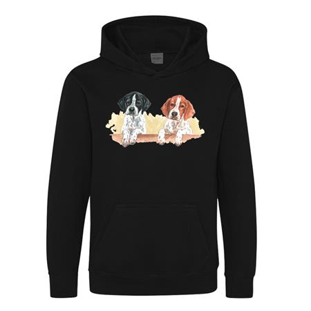 Untergeordnetes Sweatshirt Bartavel Thema Jagd T585 - Schwarz