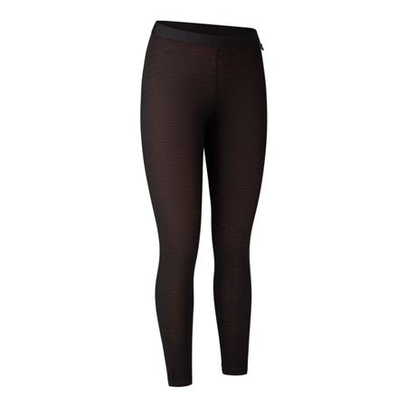 Unterwäsche Für Frauen Deerhunter Leggings Lady Quinn Merino - Black Oak