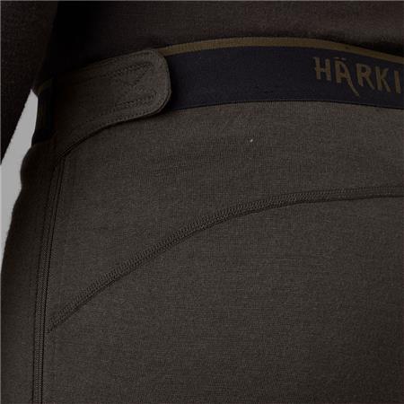 UNTERWÄSCHE HERREN HARKILA BASE ALL SEASON SIDE ZIP CALEÇON - BRAUN