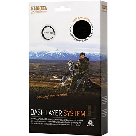 UNTERWÄSCHE HERREN HARKILA ROLLKRAGEN ALL SEASON - BRAUN