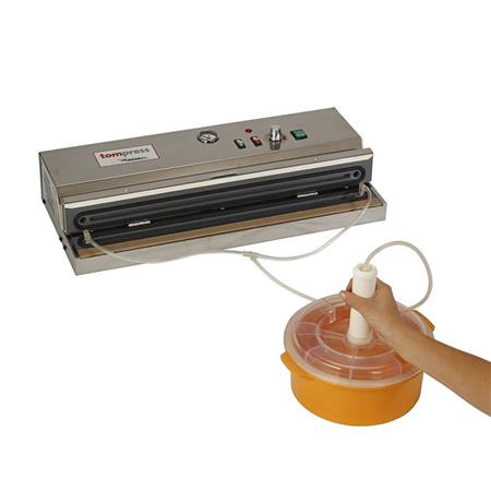 VAKUUMMASKINE TOM PRESS REBER PRO 55 - RUSTFRIT STÅL