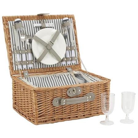 Valise Pique-Nique Isotherme Europ Arm Plastique Pour 2 Personnes