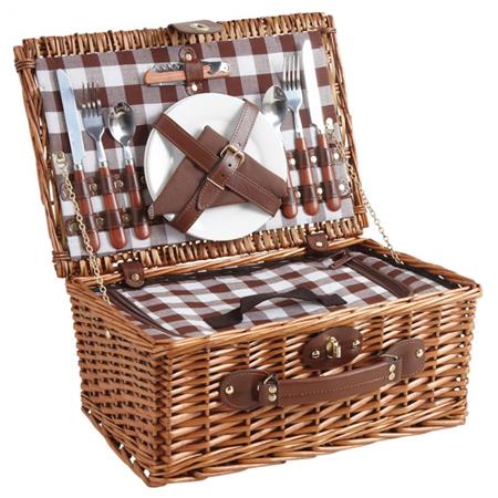VALISE PIQUE-NIQUE ISOTHERME EUROP ARM PORCELAINE POUR 2 PERSONNES