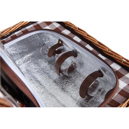 VALISE PIQUE-NIQUE ISOTHERME EUROP ARM PORCELAINE POUR 2 PERSONNES